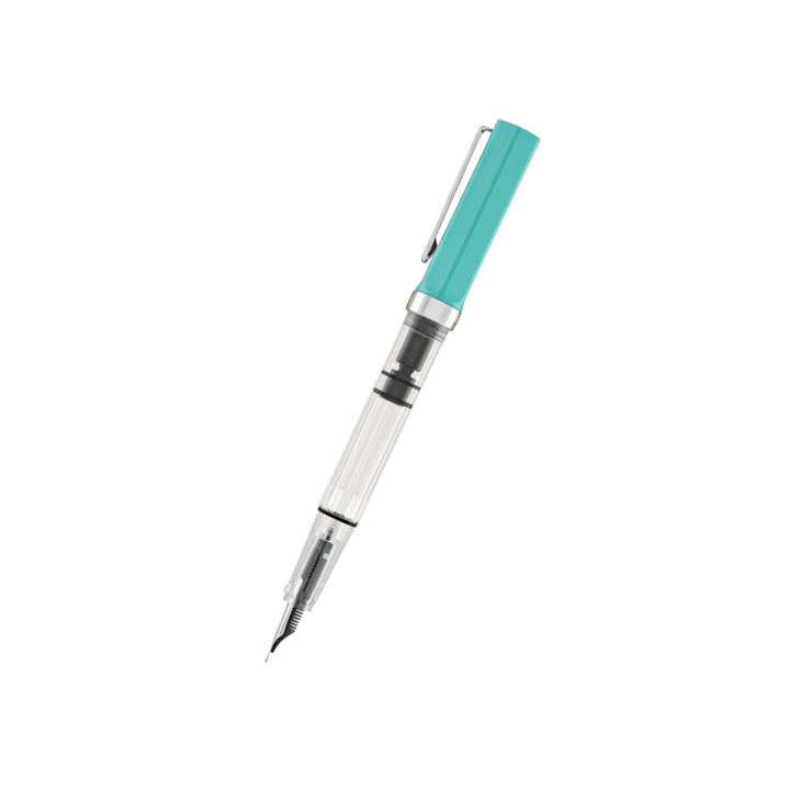 TWSBI ECO Fountain Pen Persian Green — nib close-up