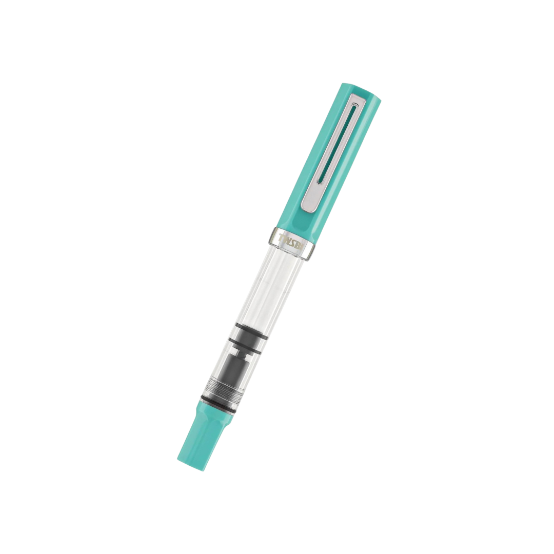 TWSBI ECO Fountain Pen Persian Green — with packaging