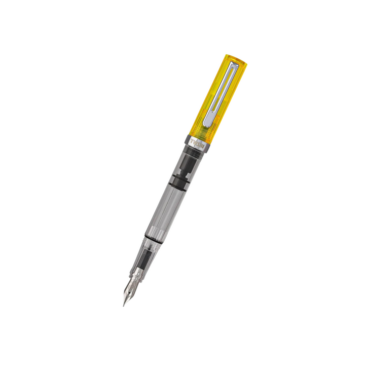 TWSBI ECO Fountain Pen Transparent Yellow — TWSBI fountain pen — precision nib writing instrument, at Cityluxe Singapore stationery store