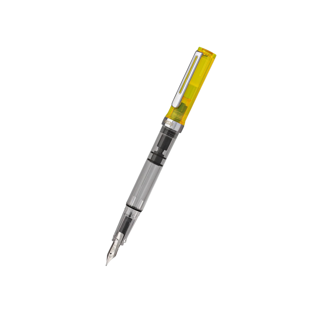 TWSBI ECO Fountain Pen Transparent Yellow — TWSBI fountain pen — precision nib writing instrument, at Cityluxe Singapore stationery store