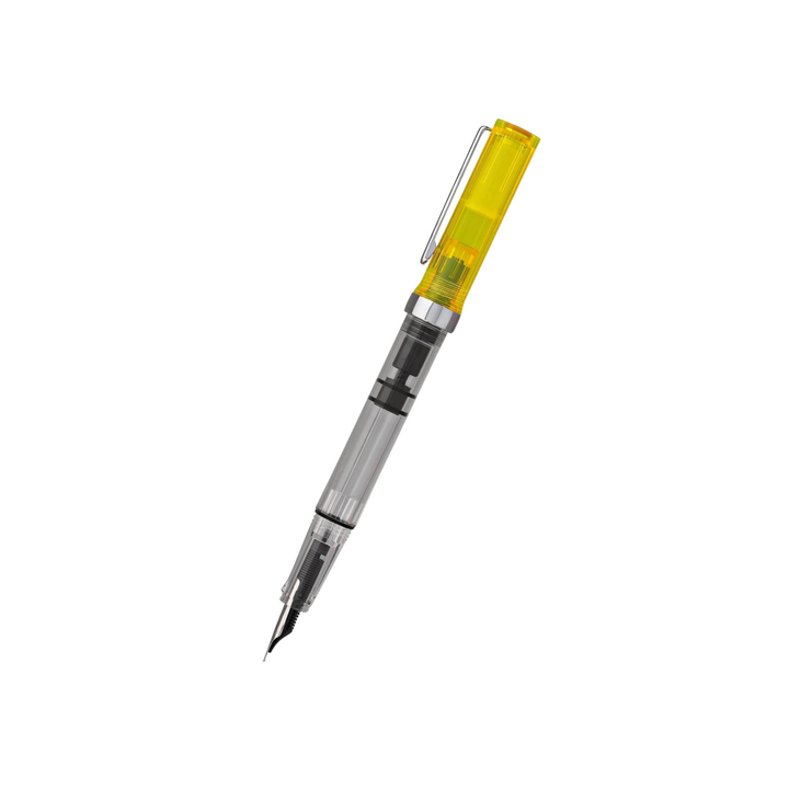 TWSBI ECO Fountain Pen Transparent Yellow — TWSBI fountain pen — precision nib writing instrument, at Cityluxe Singapore stationery store