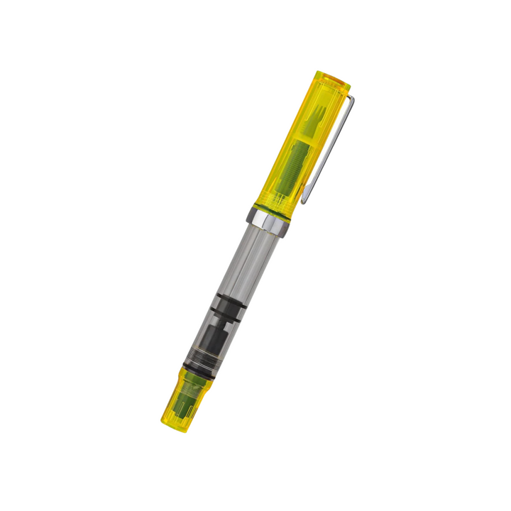 TWSBI ECO Fountain Pen Transparent Yellow — TWSBI fountain pen — precision nib writing instrument, at Cityluxe Singapore stationery store