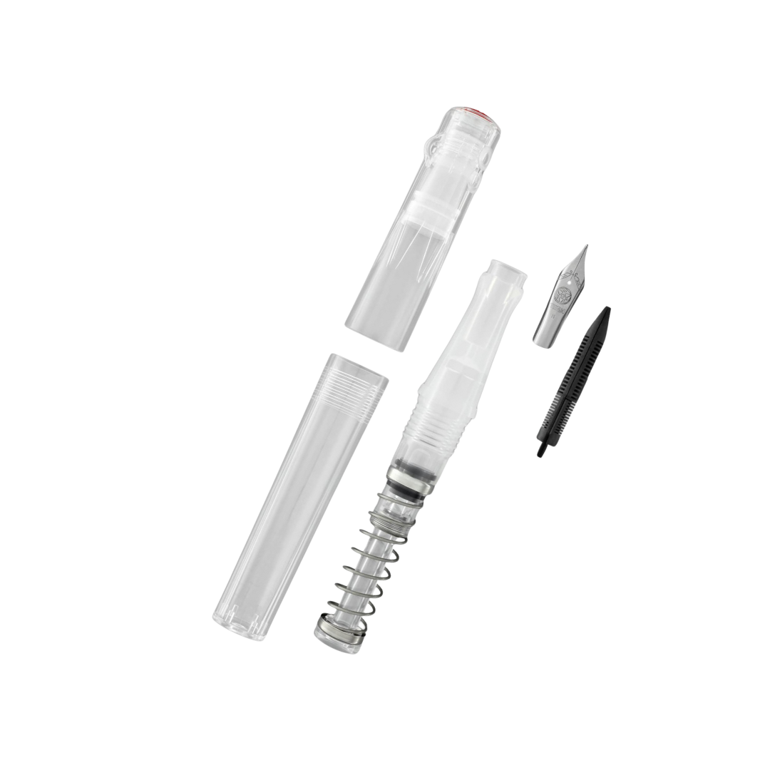 TWSBI GO Fountain Pen Clear — TWSBI fountain pen — precision nib writing instrument, at Cityluxe Singapore stationery store