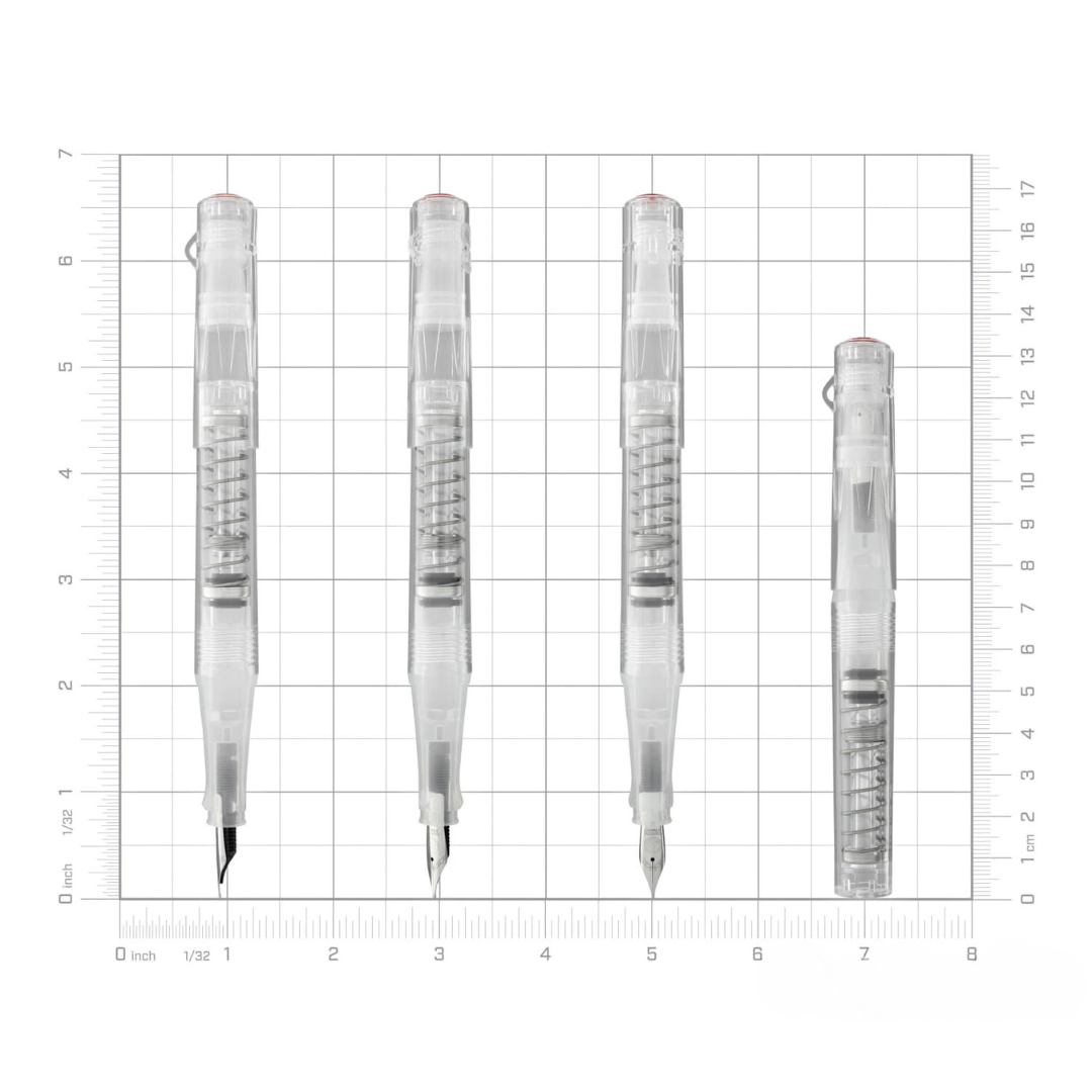 TWSBI GO Fountain Pen Clear — TWSBI fountain pen — precision nib writing instrument, at Cityluxe Singapore stationery store