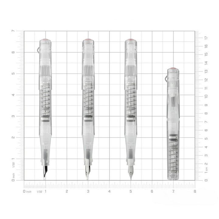 TWSBI GO Fountain Pen Clear — TWSBI fountain pen — precision nib writing instrument, at Cityluxe Singapore stationery store
