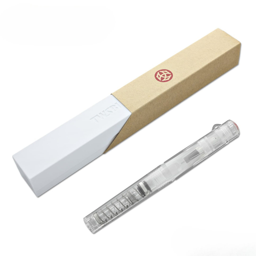 TWSBI GO Fountain Pen Clear — TWSBI fountain pen — precision nib writing instrument, at Cityluxe Singapore stationery store