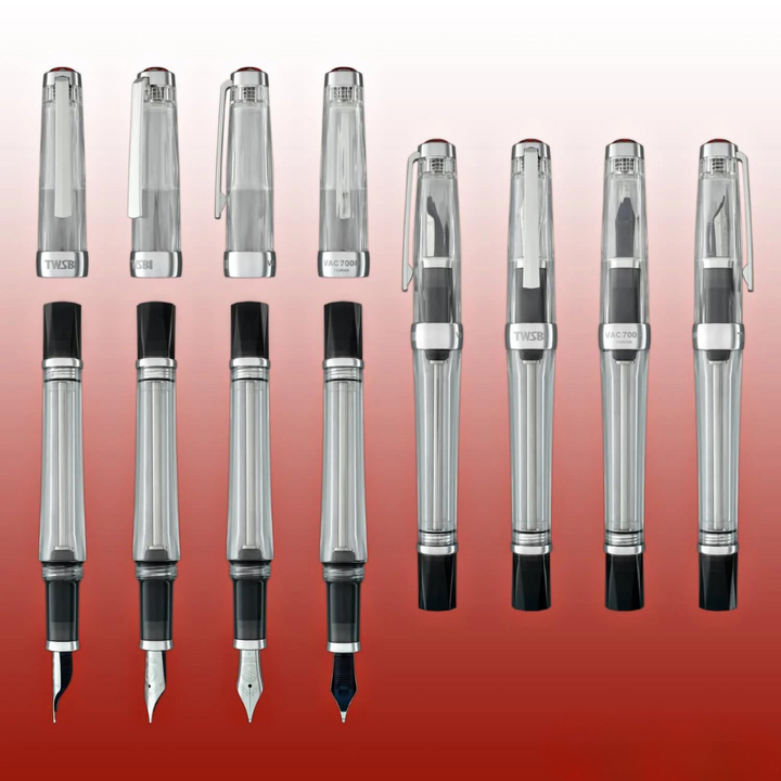 TWSBI Vac700R Fountain Pen — TWSBI fountain pen — precision nib writing instrument, at Cityluxe Singapore stationery store