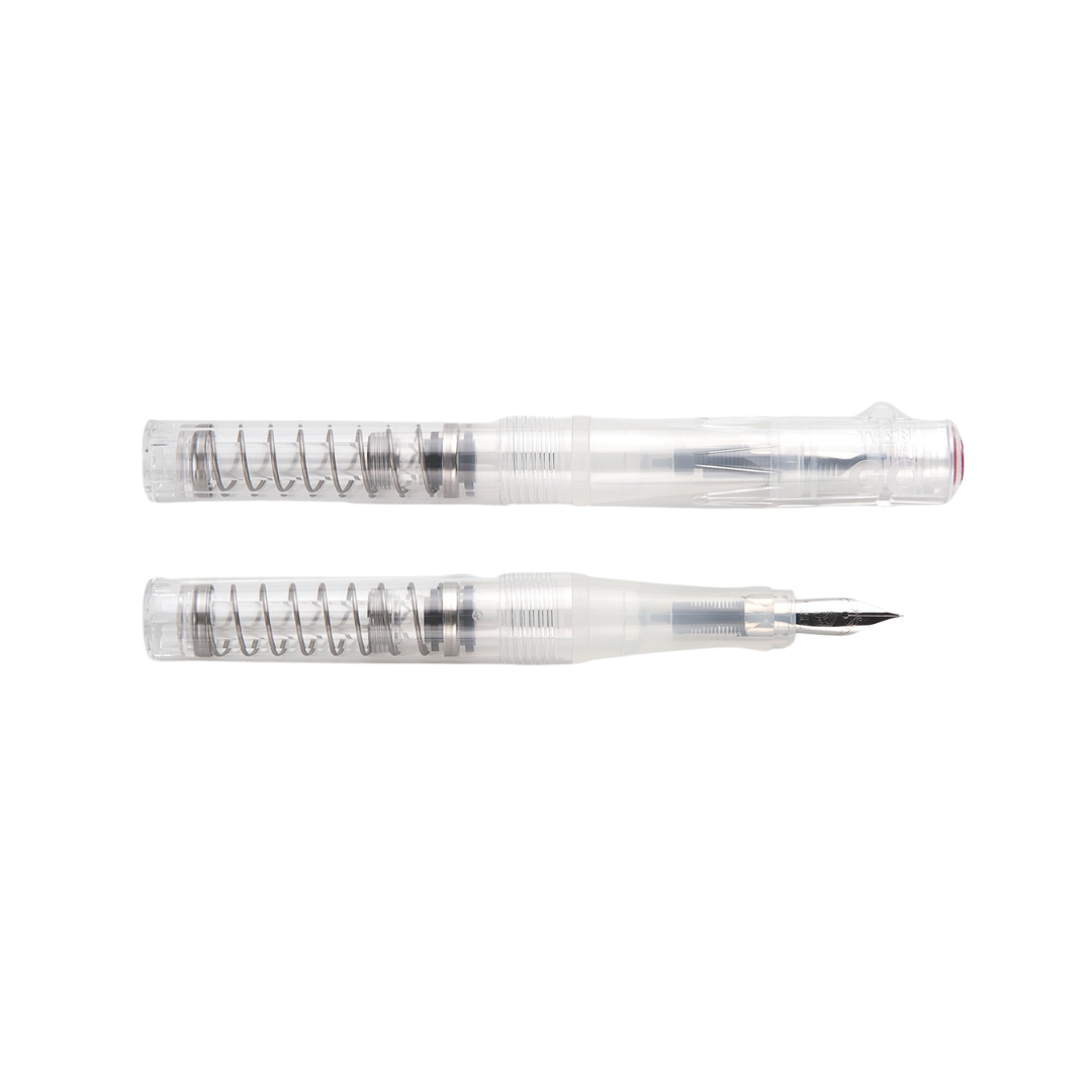 TWSBI GO Fountain Pen Clear — TWSBI fountain pen — precision nib writing instrument, at Cityluxe Singapore stationery store
