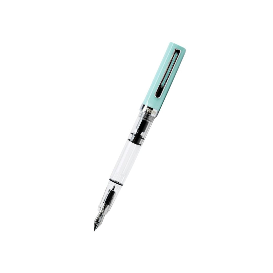 TWSBI ECO-T Fountain Pen Mint Blue — TWSBI fountain pen — precision nib writing instrument, at Cityluxe Singapore stationery store