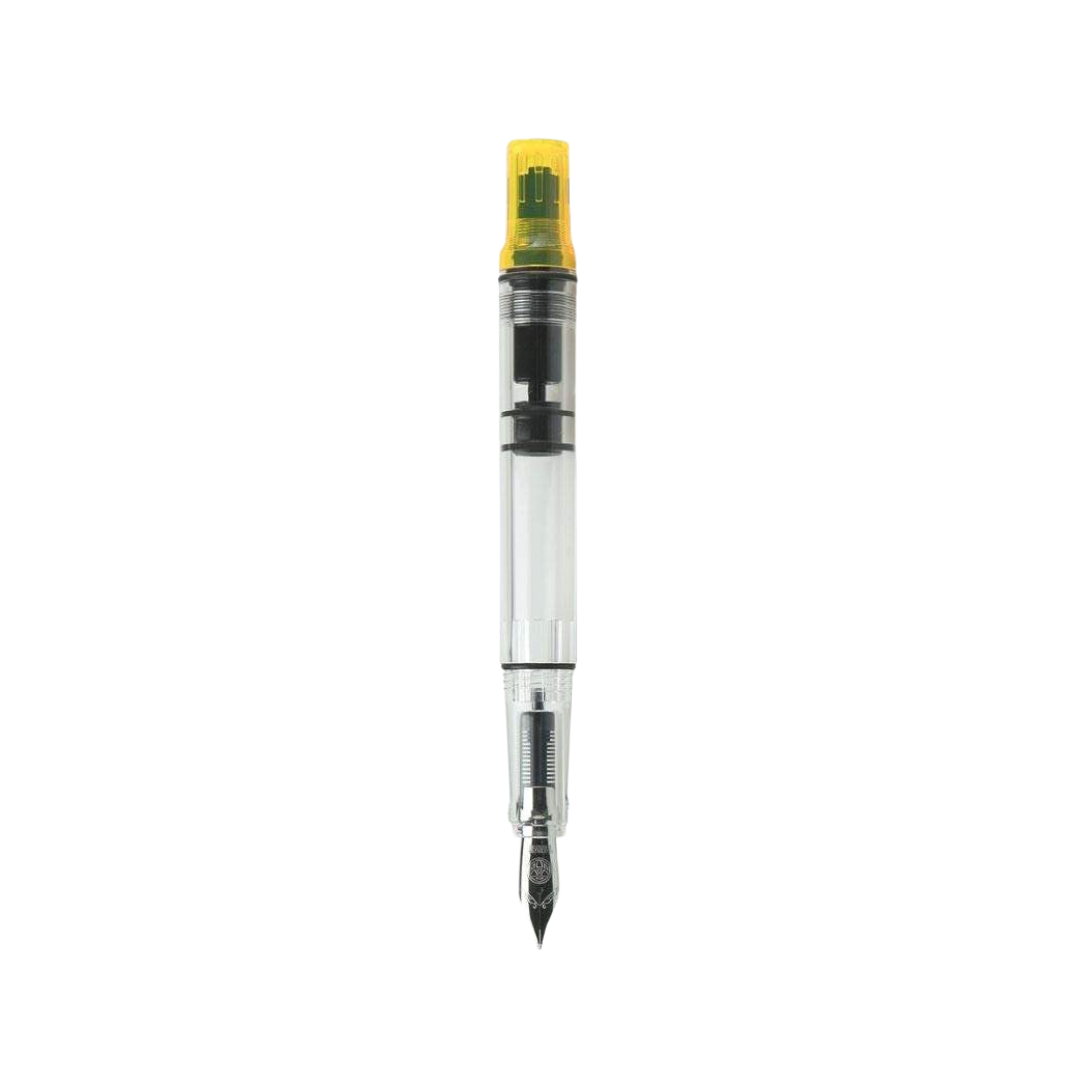 TWSBI ECO Fountain Pen Transparent Yellow — TWSBI fountain pen — precision nib writing instrument, at Cityluxe Singapore stationery store