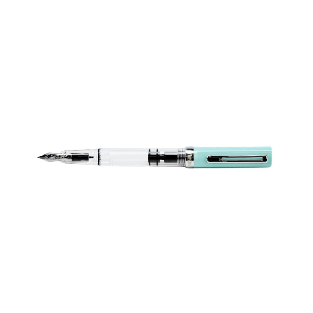 TWSBI ECO-T Fountain Pen Mint Blue — TWSBI fountain pen — precision nib writing instrument, at Cityluxe Singapore stationery store