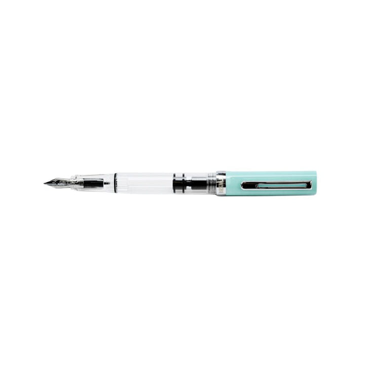 TWSBI ECO-T Fountain Pen Mint Blue — TWSBI fountain pen — precision nib writing instrument, at Cityluxe Singapore stationery store