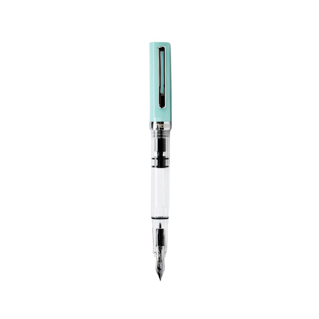 TWSBI ECO-T Fountain Pen Mint Blue — TWSBI fountain pen — precision nib writing instrument, at Cityluxe Singapore stationery store