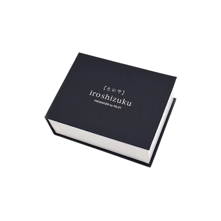 Pilot Iroshizuku 15ml Ink Bottle - Take-sumi (Charcoal Black) — with pen