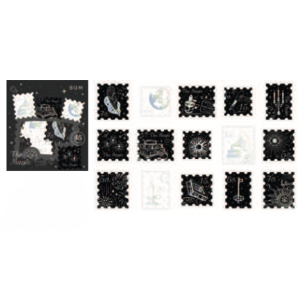 BGM Foil Stamping Flake Seal: Post Office - The Magic — front view