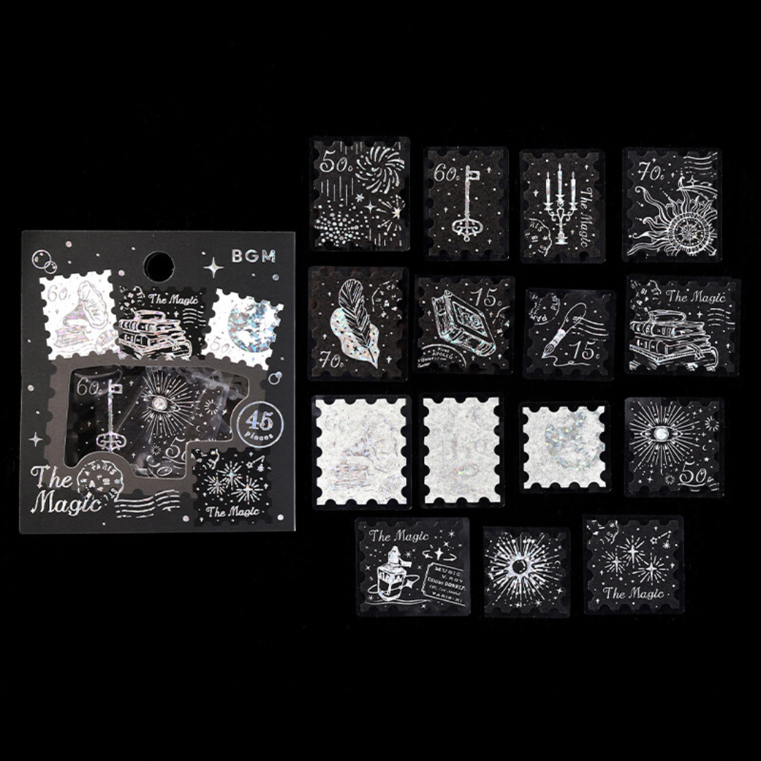 BGM Foil Stamping Flake Seal: Post Office - The Magic — close-up