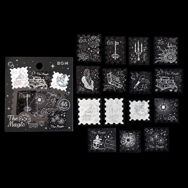 BGM Foil Stamping Flake Seal: Post Office - The Magic — close-up