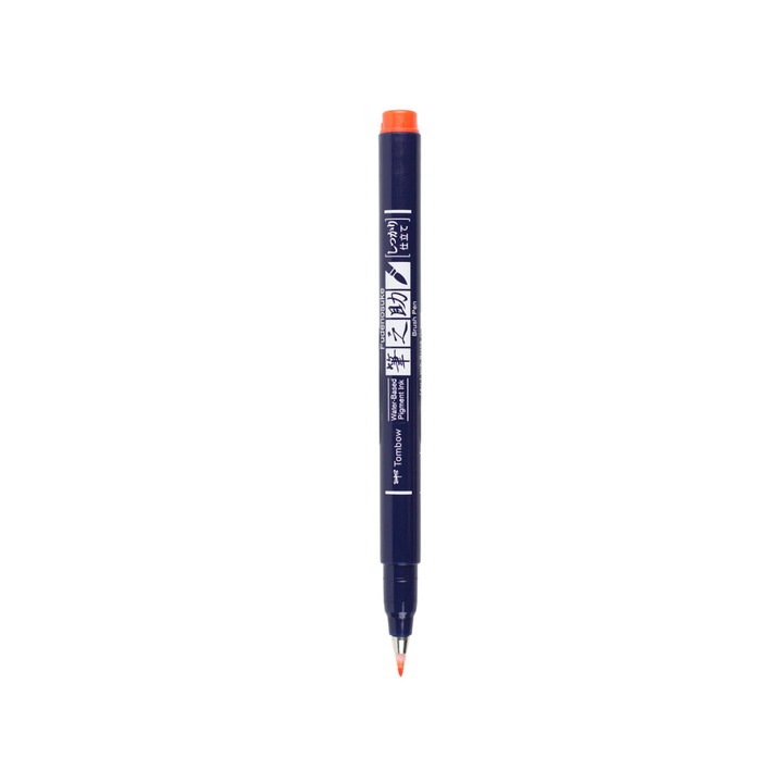 Tombow Fudenosuke Colour Hard Tip Brush Pen — Tombow brush pen — premium stationery and lifestyle, at Cityluxe Singapore