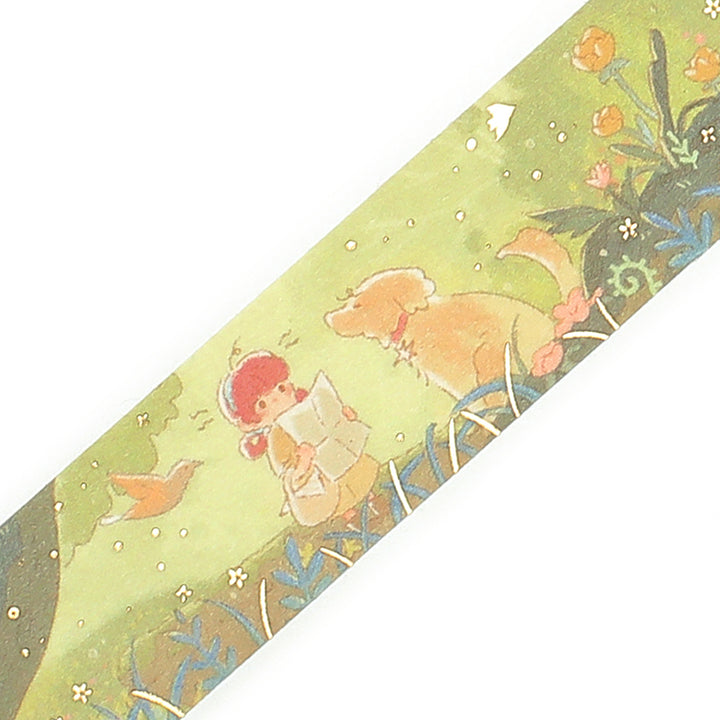 BGM Foil Stamping Masking Tape: Mysterious Journey - To the Forest — pattern detail