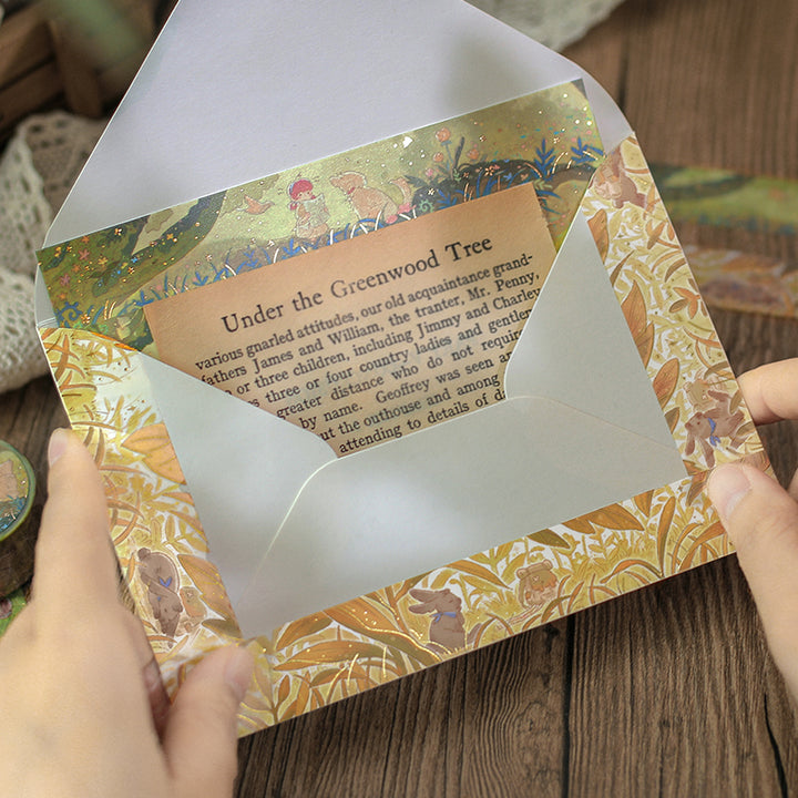 BGM Foil Stamping Masking Tape: Mysterious Journey - To the Forest — with packaging
