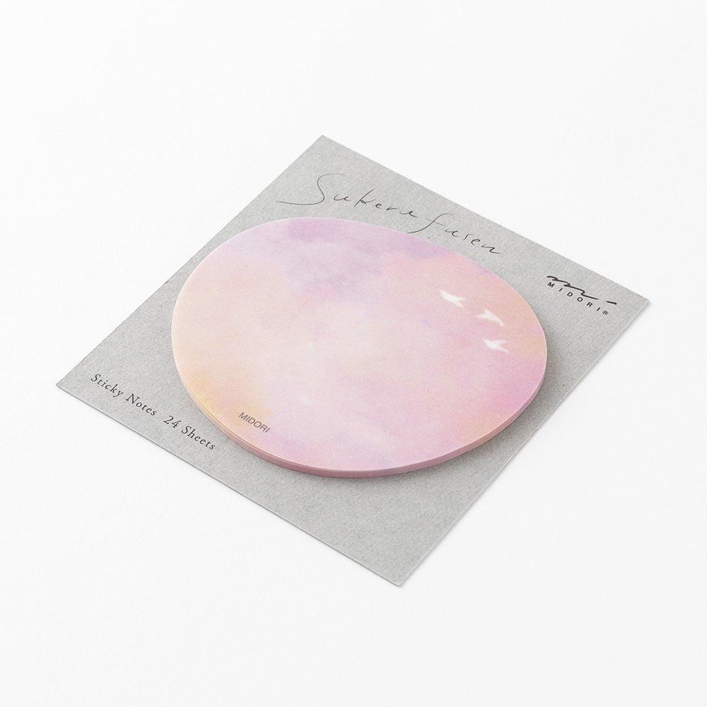 Midori Sticky Notes - Transparency Sunset — side view