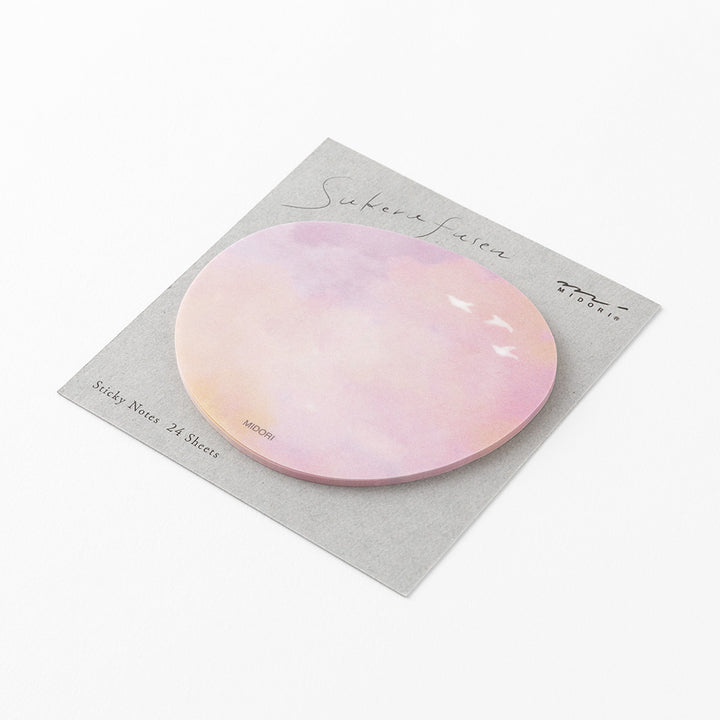 Midori Sticky Notes - Transparency Sunset — side view