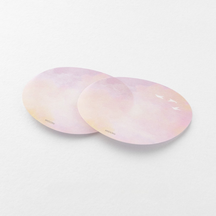 Midori Sticky Notes - Transparency Sunset — with packaging