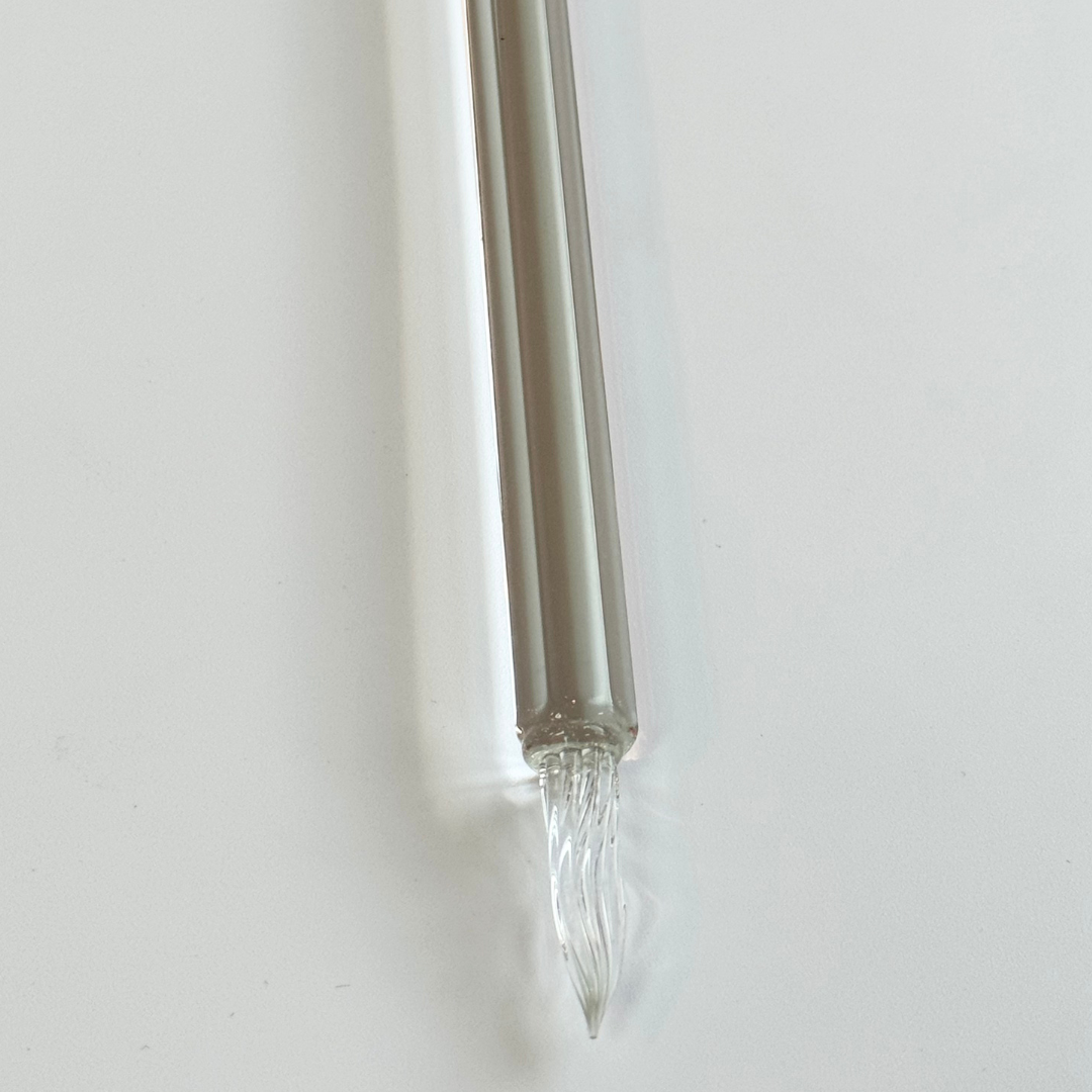 Matsubokkuri Crystal Glass Fountain Pen - Standard — engraving example
