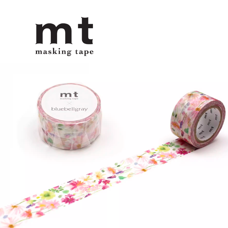 MT x Bluebellgray Washi Tape in Summer — MT Tape washi tape — decorative Japanese paper tape for journaling and craft, at Cityluxe Singapore