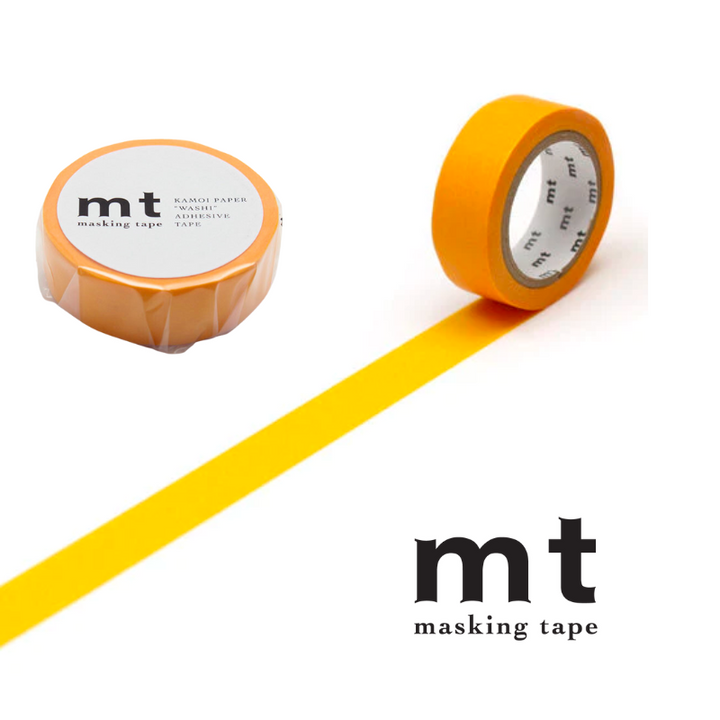 MT Basic Washi Tape in Himawari 7m — MT Tape washi tape — decorative Japanese paper tape for journaling and craft, at Cityluxe Singapore