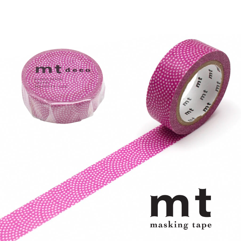 MT Deco Washi Tape in Samekomon Wakamurasaki — MT Tape washi tape — decorative Japanese paper tape for journaling and craft, at Cityluxe Singapore