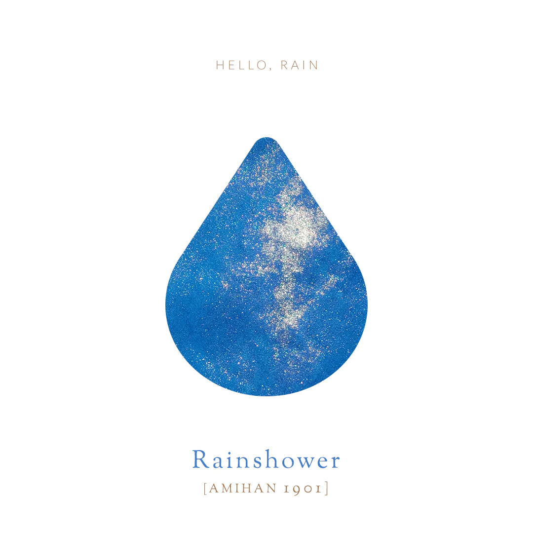 Vinta Inks Hello Rain 30ml Bottled Ink - Rainshower (Amihan 1901) — with pen