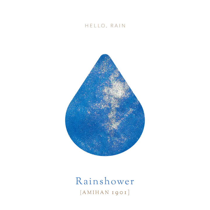 Vinta Inks Hello Rain 30ml Bottled Ink - Rainshower (Amihan 1901) — with pen