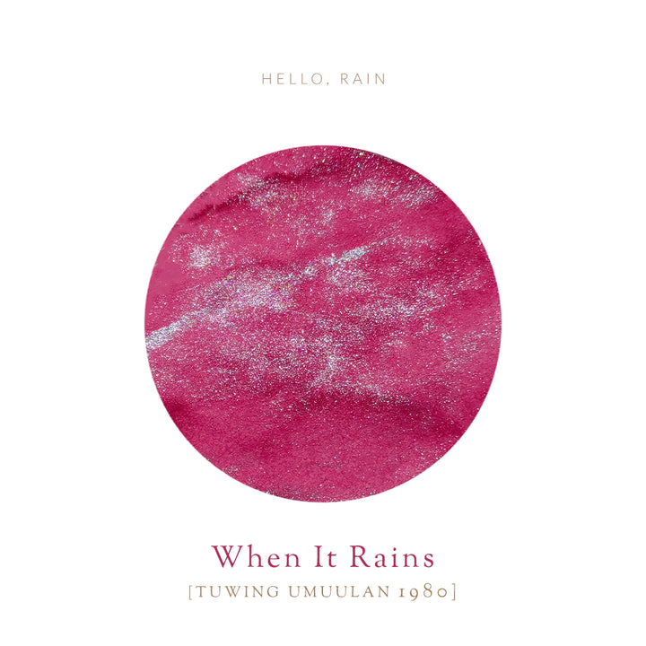 Vinta Inks Hello Rain 30ml Bottled Ink - When It Rains (Tuwing Umuulan 1980) — size reference