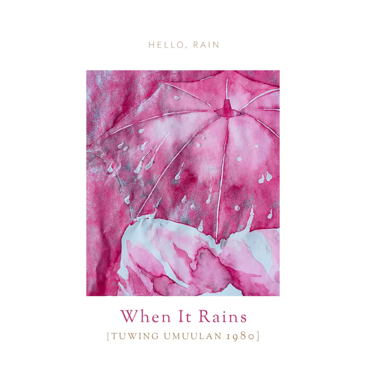 Vinta Inks Hello Rain 30ml Bottled Ink - When It Rains (Tuwing Umuulan 1980) — label detail