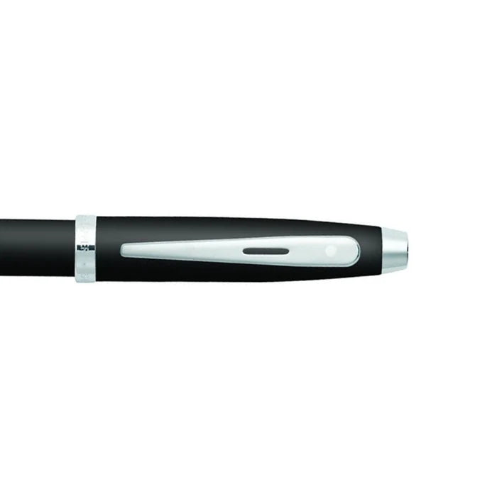 Sheaffer 100 E9317 Matte Black With Chrome Trims  Ballpoint Pen (WW30) — Sheaffer ballpoint pen — reliable smooth-writing everyday pen, at Cityluxe Singapore