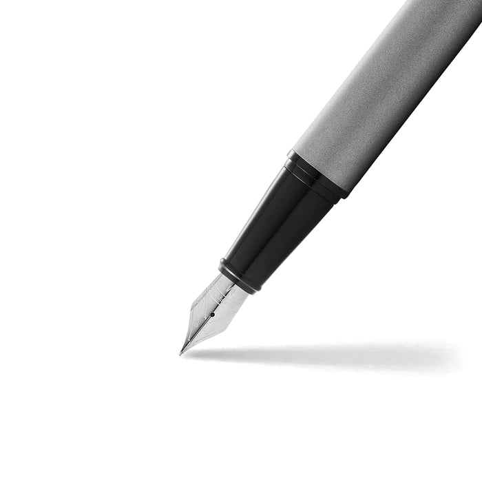 Sheaffer 300 E9345 Matte Gray With Black Trims Fountain Pen   (WW30) — Sheaffer fountain pen — precision nib writing instrument, at Cityluxe Singapore stationery store