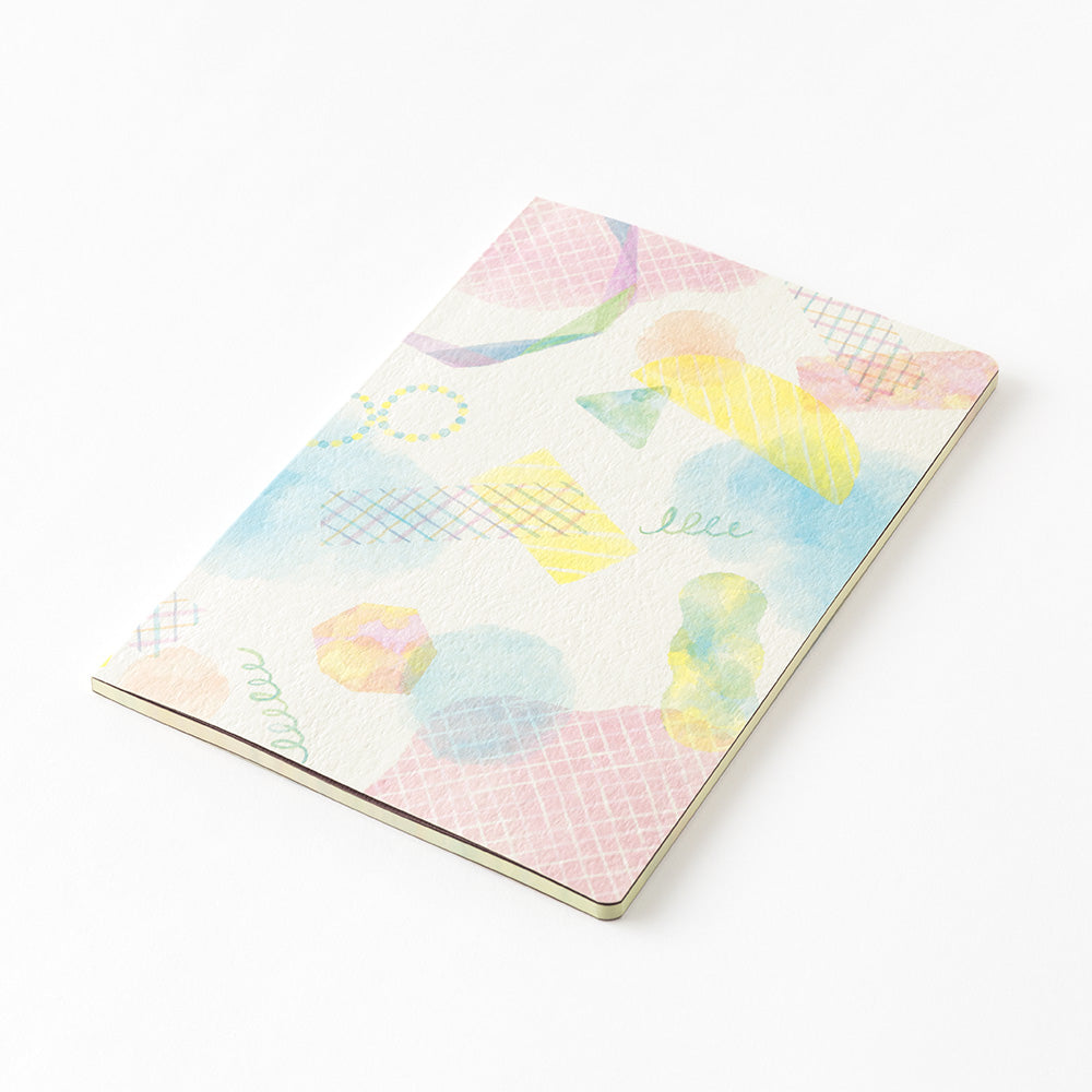 Midori Yuru Log Notebook [B6] - Watercolor — flat lay