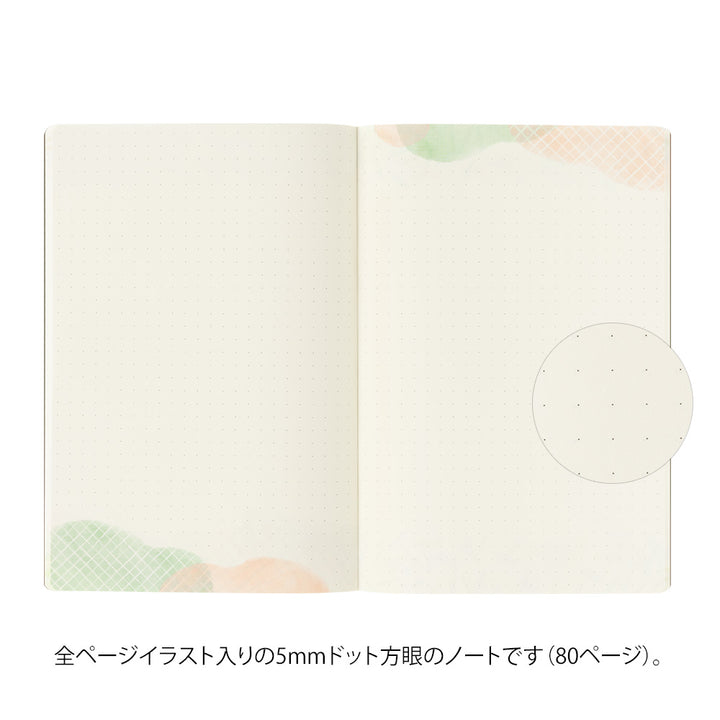 Midori Yuru Log Notebook [B6] - Watercolor — size comparison