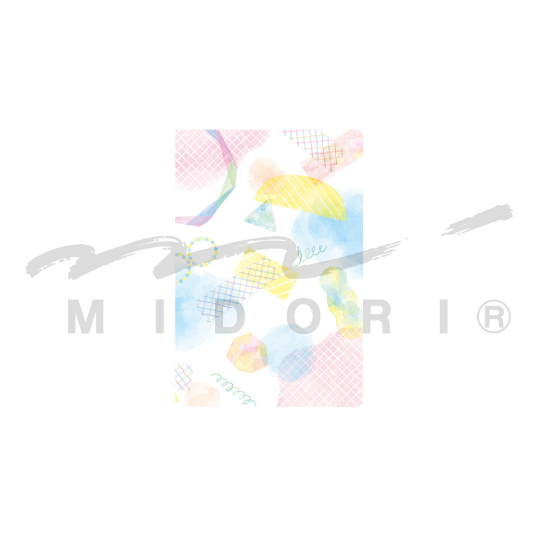 Midori Yuru Log Notebook [B6] - Watercolor — ruling detail