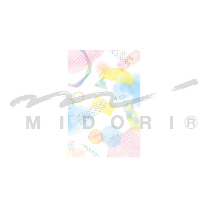 Midori Yuru Log Notebook [B6] - Watercolor — ruling detail