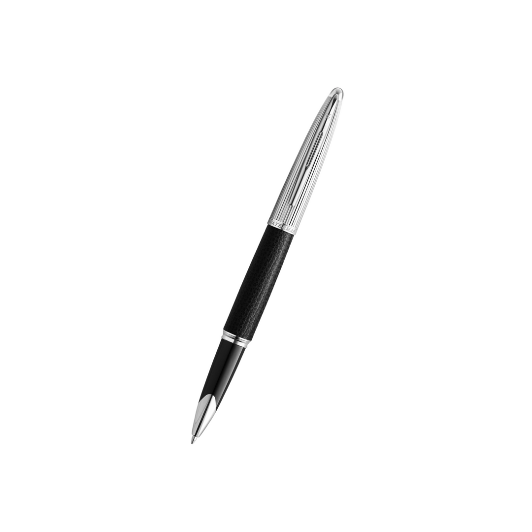 Waterman Carene SE Black Leather Ballpoint Pen (FPD 2024) — capped