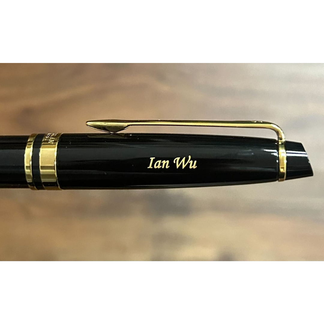 Waterman Expert3 Laque Black GT Fountain Pen — Waterman fountain pen — precision nib writing instrument, at Cityluxe Singapore stationery store