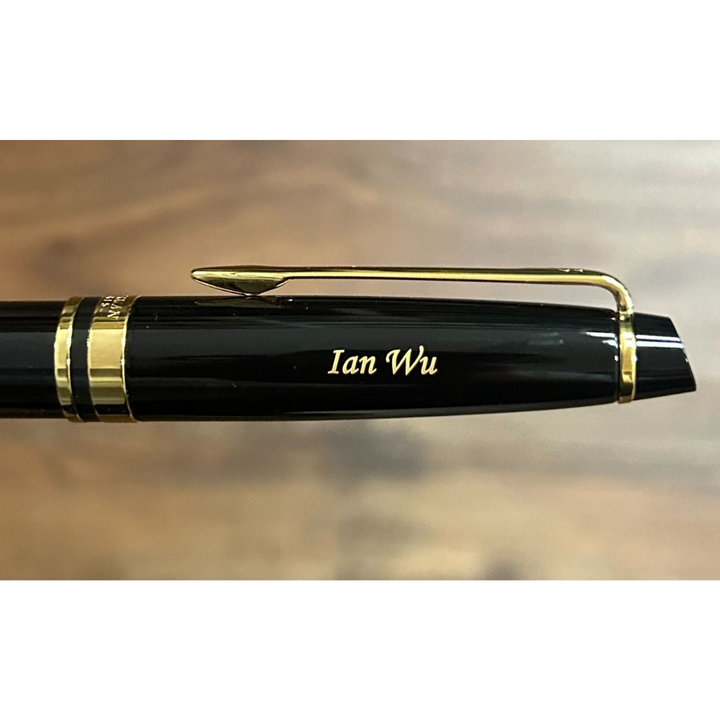 Waterman Expert3 Laque Black GT Fountain Pen — Waterman fountain pen — precision nib writing instrument, at Cityluxe Singapore stationery store