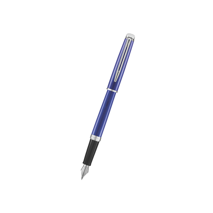 Waterman Hemisphere 18 Bright Blue Fountain Pen - Medium — capped