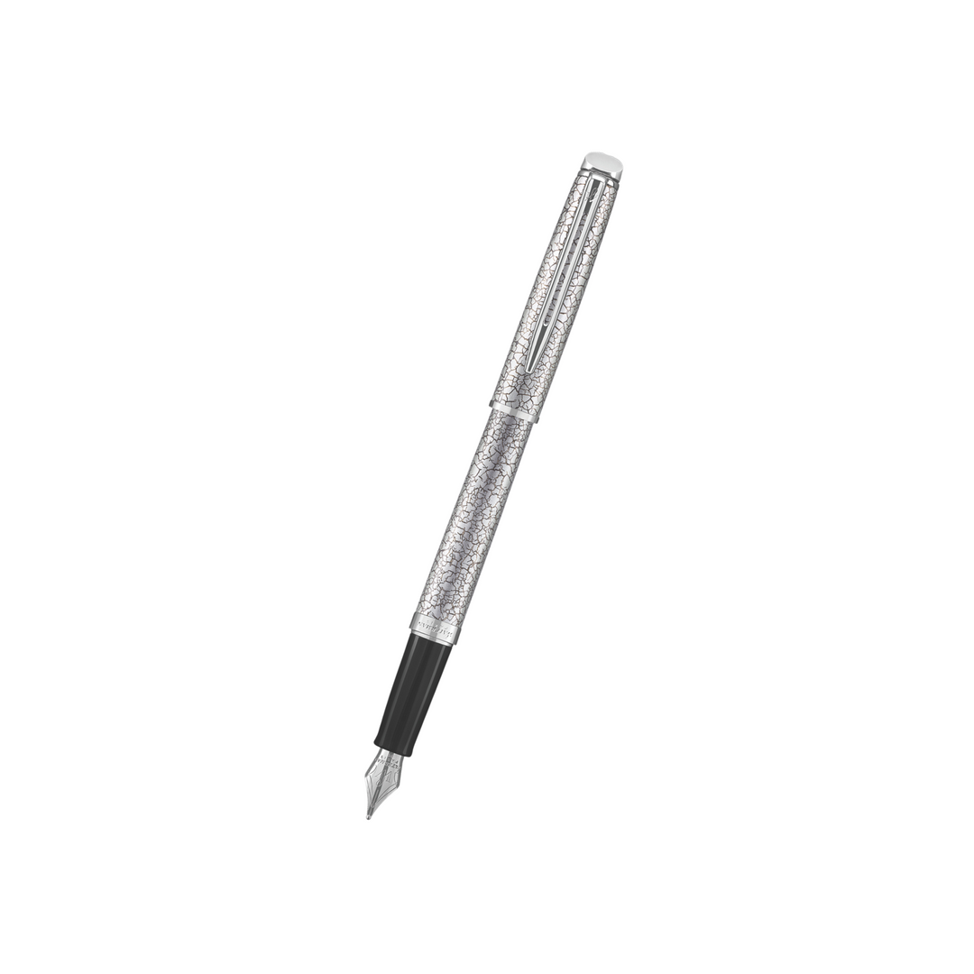 Waterman Hemisphere 18 Deluxe Cracked Fountain Pen - Medium — capped