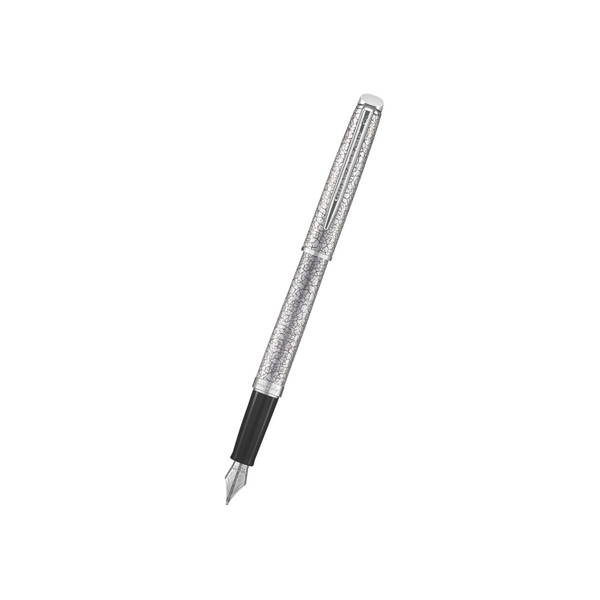 Waterman Hemisphere 18 Deluxe Cracked Fountain Pen - Medium — capped
