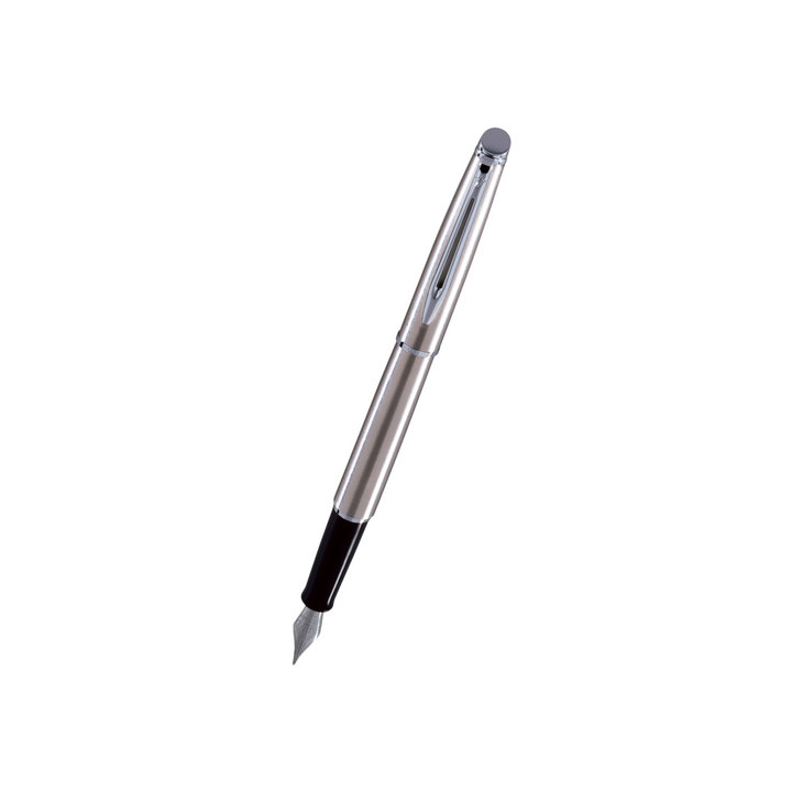 Waterman Hemisphere Stainless Steel CT Fountain Pen - Medium (FPD 2024) — capped