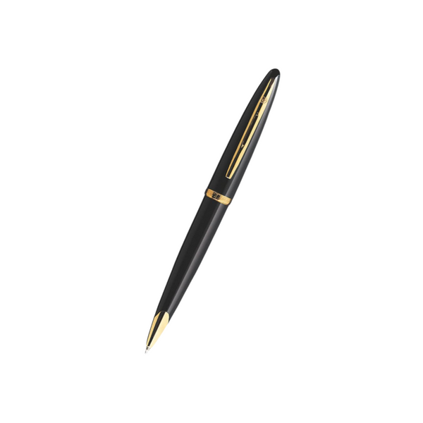 Waterman Carene Laque Black GT Ballpoint Pen — capped