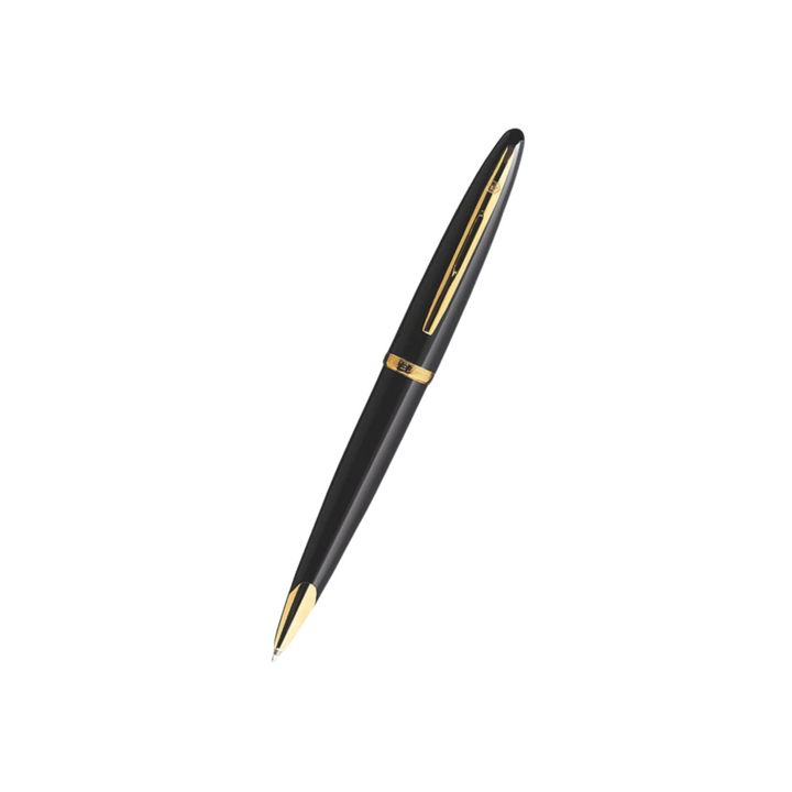 Waterman Carene Laque Black GT Ballpoint Pen — capped